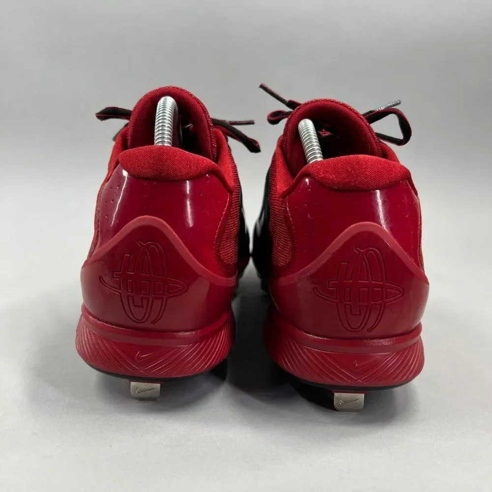 Nike Air Huarache Pro Baseball Cleats Men's 13.5 Red‎ Low Metal Athletic Shoes